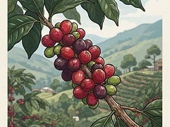 Finca San Antonio β coffee farm illustration 3