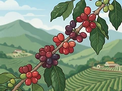 El Tambo — coffee farm illustration 3