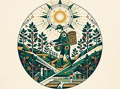 Marysabel Caballero & Moisés Herrera — coffee farmer illustration 1