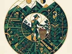 Jose & Pepe Jijón — coffee farmer illustration 2