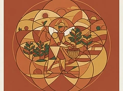 Kivubelt Coffee — coffee farmer illustration 1