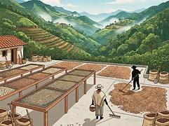 Finca El Jardín — coffee farm illustration 2
