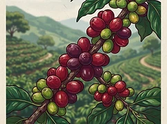 Pascual Marcos Cardona — coffee farm illustration 3