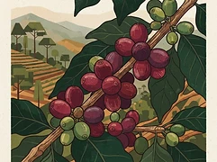 Perlitas β coffee farm illustration 3