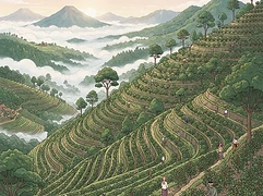 Pegasing Washing Station — coffee farm illustration 1