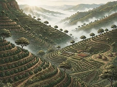Koko β coffee farm illustration 1