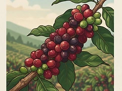 Kubi — coffee farm illustration 3