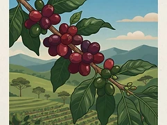 Fazenda Santa Clara — coffee farm illustration 3