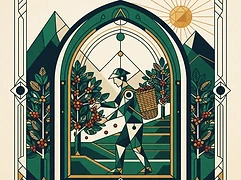 Pergamino — coffee farmer illustration 3