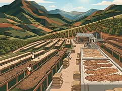Ndaroini Factory β coffee farm illustration 2