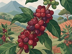 Santa Elisa Pachup — coffee farm illustration 3