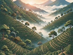 Finca Santa Elisa — coffee farm illustration 1