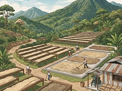 Hacienda Don Julian — coffee farm illustration 2