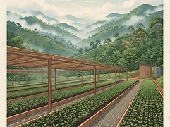 Gathaithi Farmer’s Cooperative Society — coffee farmer illustration 3