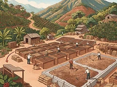 Kanelite Estate — coffee farm illustration 2