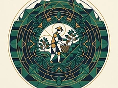 Enuar Rodrigo Ramos — coffee farmer illustration 1