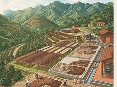 DaTerra Farms, Hacienda Miramonte Estates — coffee farm illustration 2