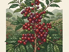 Halo Hartume β coffee farm illustration 3