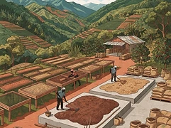 Smallholder community of Lao Xu Zhai Village — coffee farm illustration 2