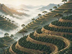 Tuke Yute Farm β coffee farm illustration 1