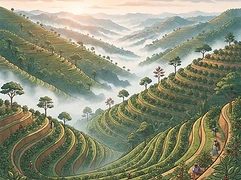 Abakundakawa Cooperative — coffee farm illustration 1