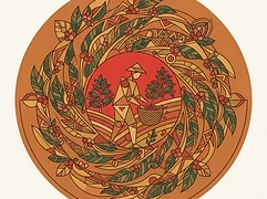 Smallholder farmers from the Gamatui community — coffee farmer illustration 2