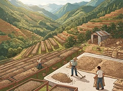 Finca Santa Elena — coffee farm illustration 2