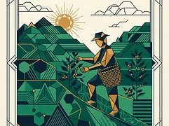 Ricardo Silva — coffee farmer illustration 3
