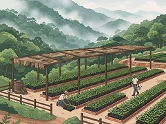 Manuel Vallecillo — coffee farmer illustration 3