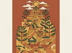 Thousands of Ethiopian smallholder producers — coffee farmer illustration 2