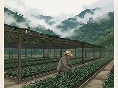 Pepe Jijon — coffee farmer illustration 3