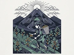 Stuardo Coto — coffee farmer illustration 2