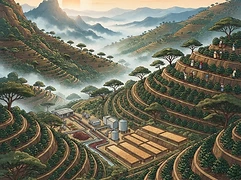 Sike Bokossa β coffee farm illustration 1