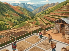 El Romerillo — coffee farm illustration 2