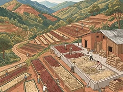 Kamwea Estate — coffee farm illustration 2