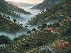 El Porvenir — coffee farm illustration 1