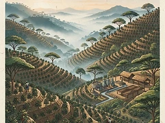 Ninga Washing Station โ coffee farm illustration 1
