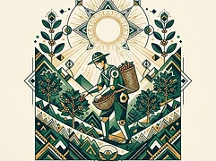 Eduar Moriones Garcia — coffee farmer illustration 2