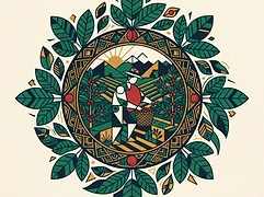 Maria Estela — coffee farmer illustration 1