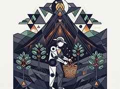 Francisca and Oscar Chacon — coffee farmer illustration 2