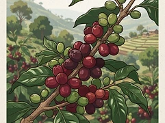Yukro β coffee farm illustration 3