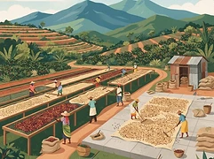 Karatu Factory β coffee farm illustration 2