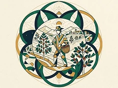 Rubén Dario Gómez — coffee farmer illustration 1
