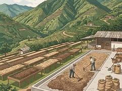 Finca Tijuana — coffee farm illustration 2