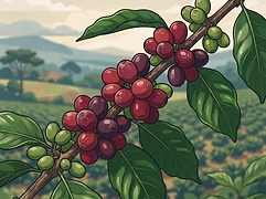 Ibonia Estate β coffee farm illustration 3