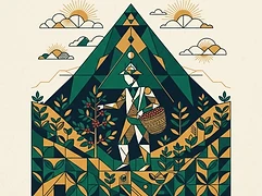 Kazoza N’Ikawa cooperative — coffee farmer illustration 1