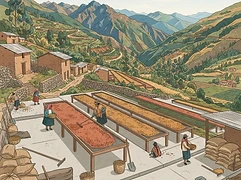 Finca Rosita β coffee farm illustration 2