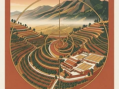 Mabono community-managed processing station β coffee farm illustration 2