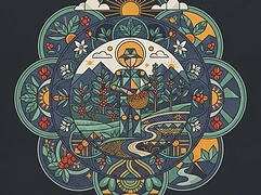 The Pérez family — coffee farmer illustration 1