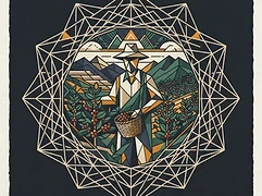 Arturo Paz and Edgardo Tinoco — coffee farmer illustration 1